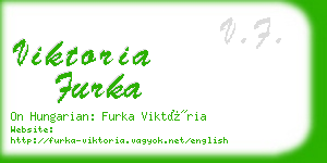 viktoria furka business card
